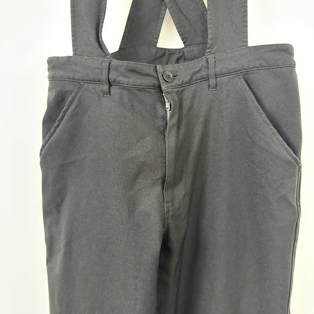 0*3様 BLACKコムデギャルソン★サスペンダーパンツ