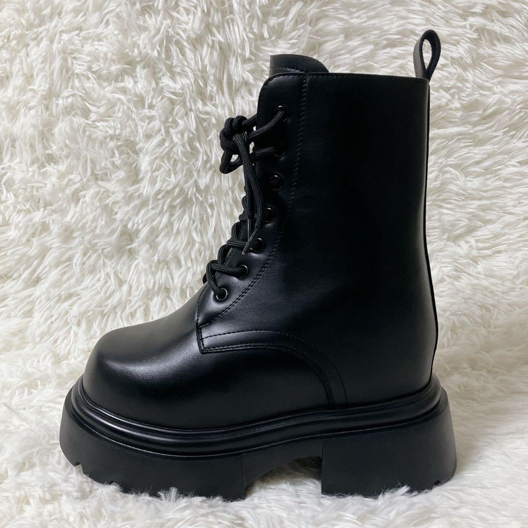 【極美品】HSK Tokyo SHOP シークレットブーツ 厚底16.5cm M