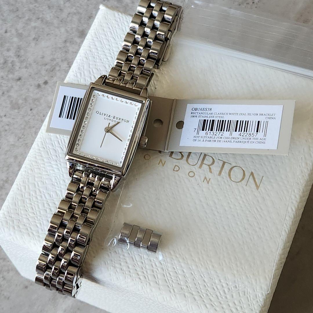OLIVIA BURTON シルバー クォーツ 時計