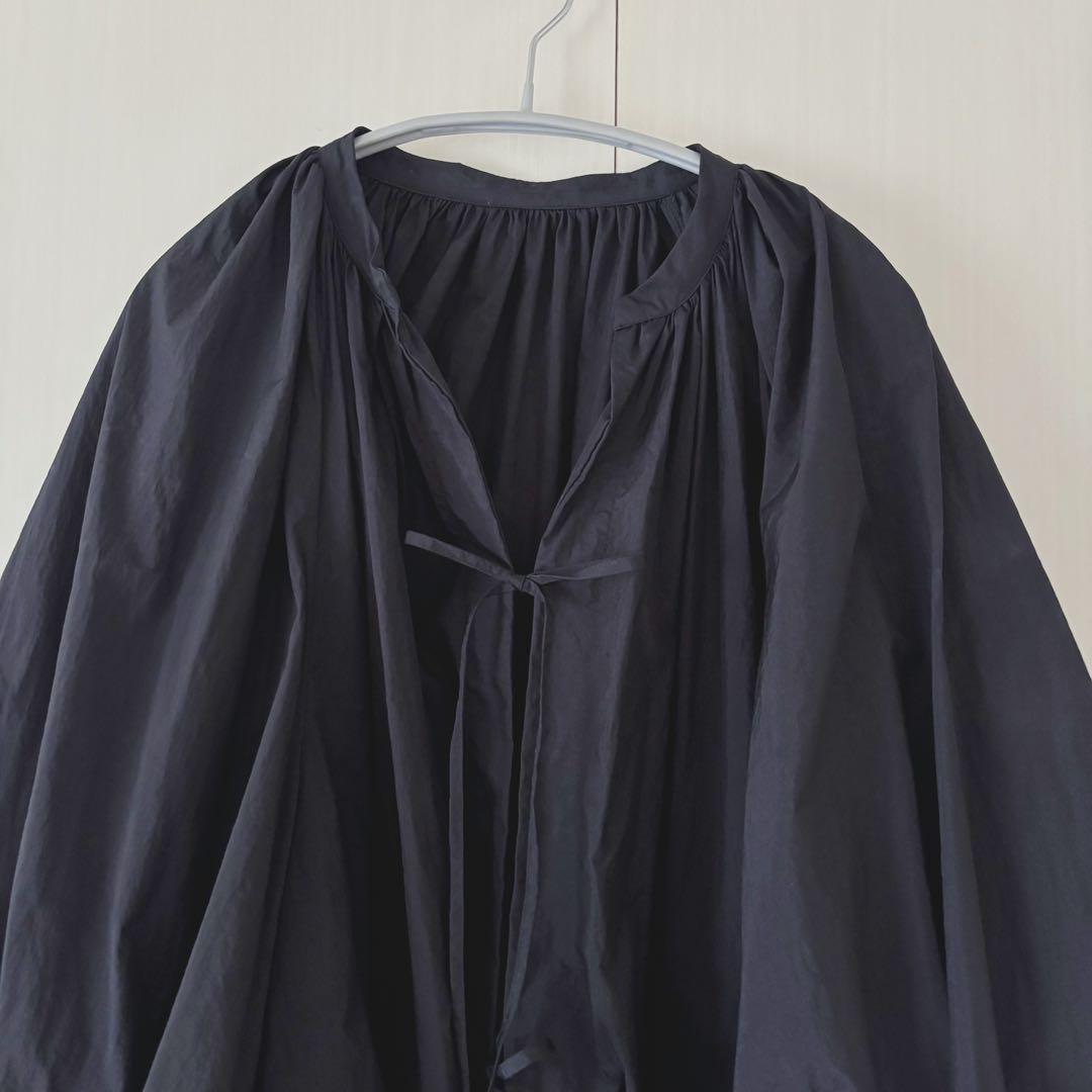 エトレトウキョウ ETRE TOKYO ボリュームスリーブシャツ ネイビー F