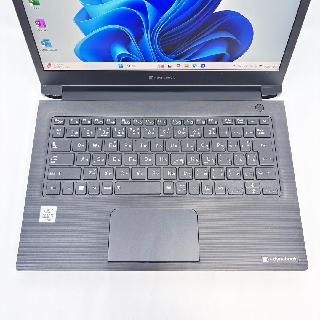 10世代 ノートパソコン Corei7 オフィス SSD Windows11