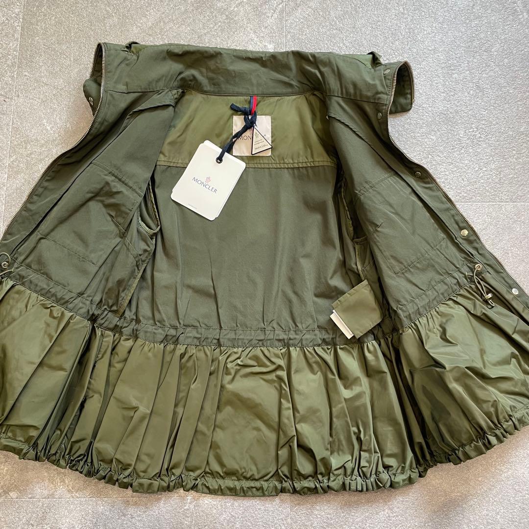 鑑定済・美品★モンクレール　PAQUERETTE モッズパーカー　カーキ　1