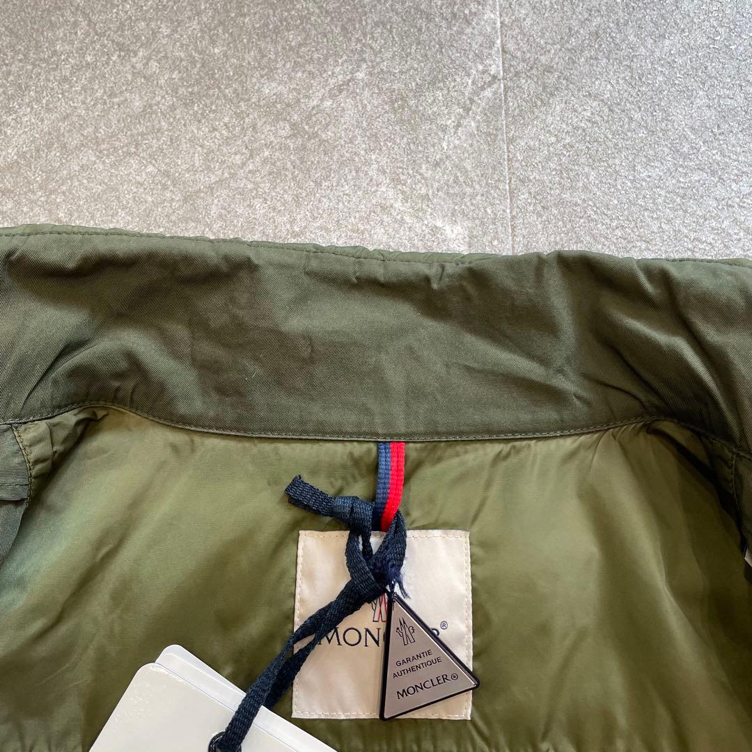 鑑定済・美品★モンクレール　PAQUERETTE モッズパーカー　カーキ　1