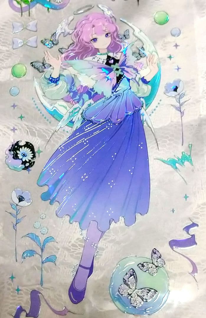 J660＃银河星斗(贝壳光)studiovi切り売り海外人物マステ女の子