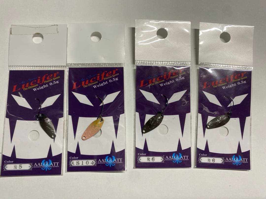 アールグラット　ルシフェル　0.5g 63個、新品4個、ブランク　まとめ売り