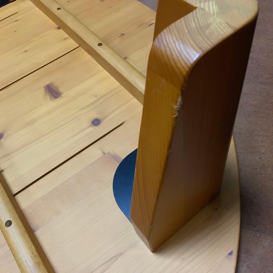 円卓　ローテーブル　大型　直径135cm