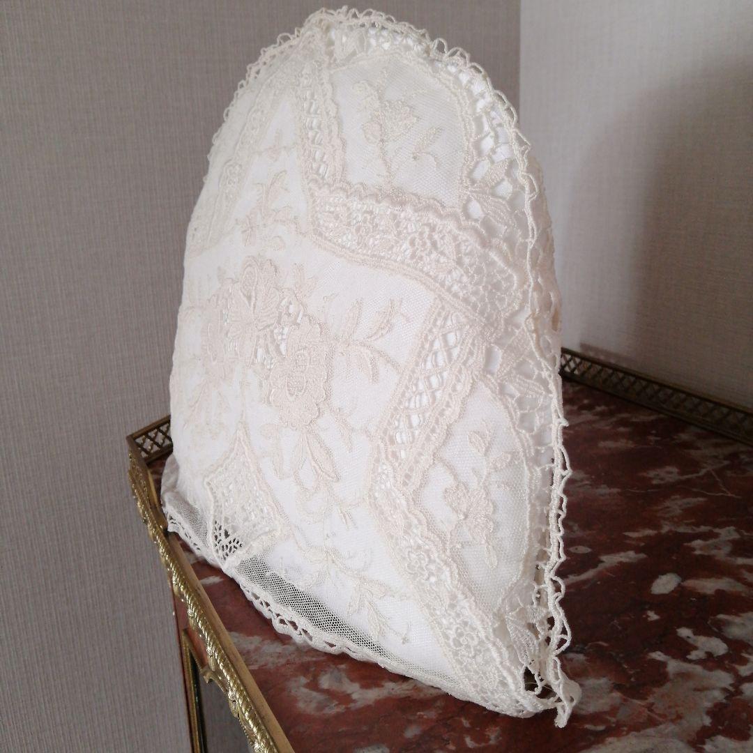 英国　アンティーク　レースのティーコジー