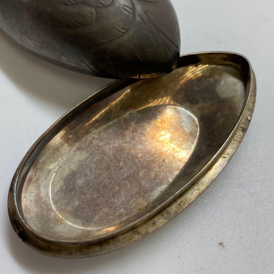 純銀 一鶴斎銘 ボンボニエール 37g 東キ7-1213☆2F