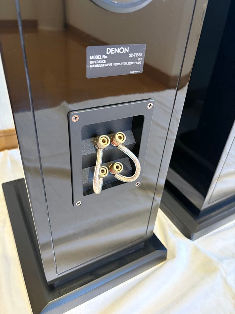 DENON　トールボーイスピーカー　SC-T55SG　スピーカーケーブル付