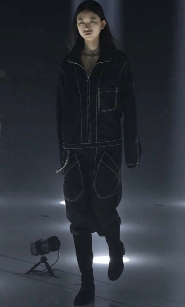 トップス sulvam 2021aw Chain stitch jumpsuit/ M