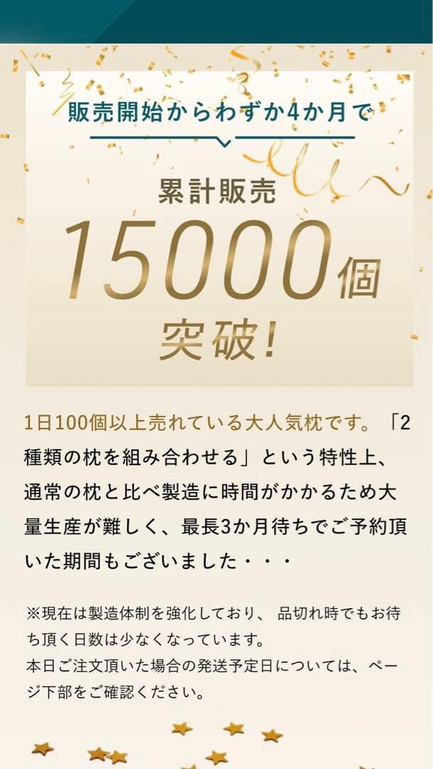 暖かい枕 首と肩の凝りにサバキュー 枕 替えカバー付 新品
