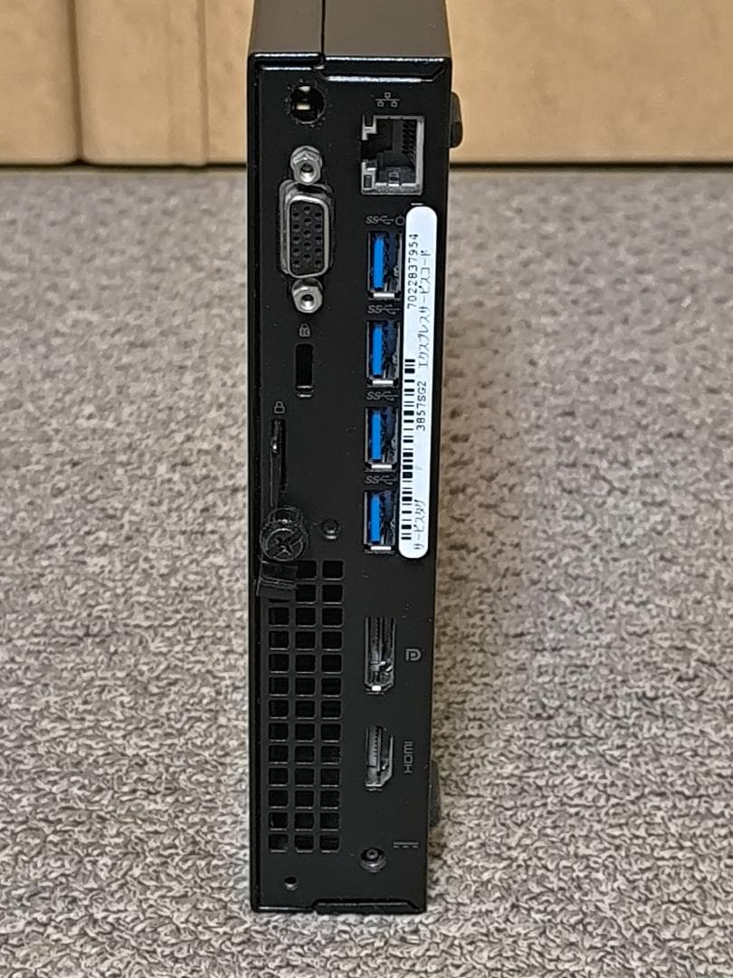 Windowsデスクトップ Optiplex 7040Micro i5-6500T 8GB SSD128GB