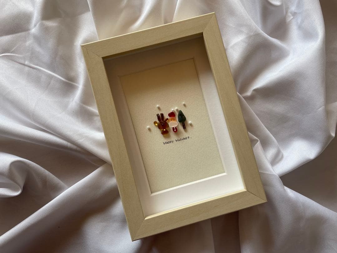 シーグラスアート　12か月カレンダー　　　　S-206