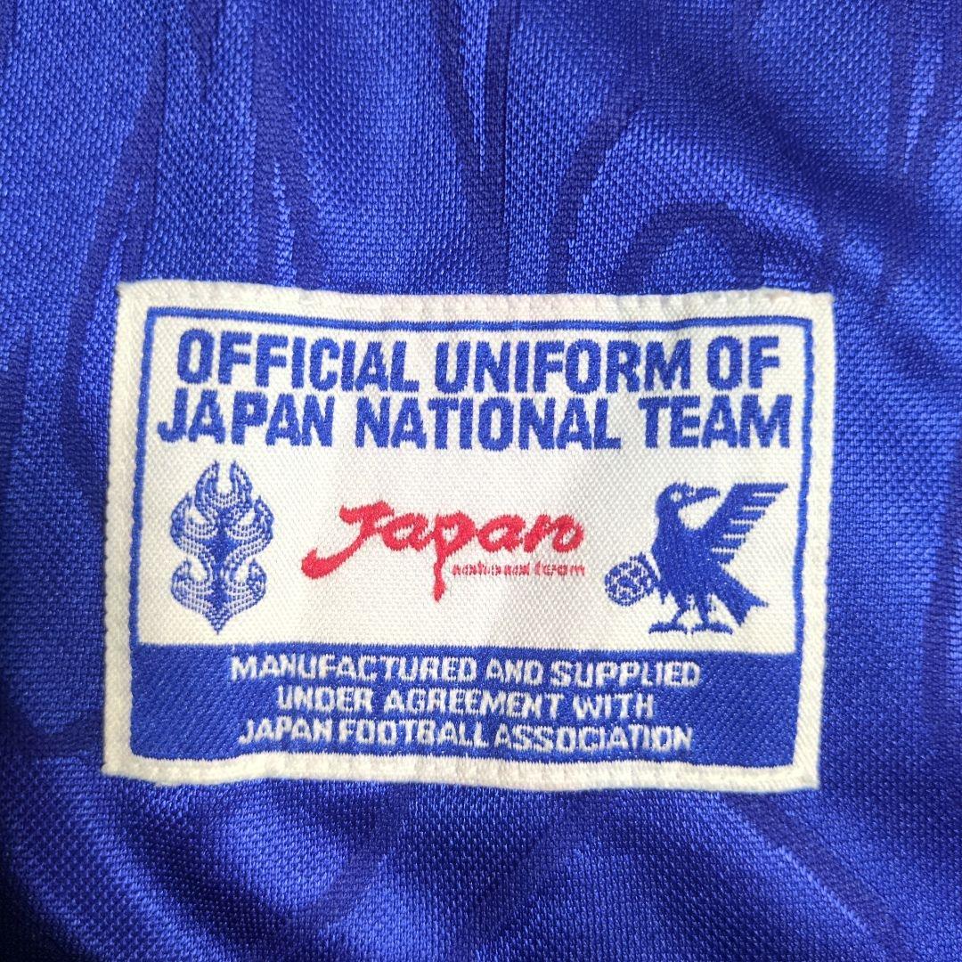 日本代表 1998 ホーム 炎 ユニフォーム 三浦知良 アシックス正規品Оサイズ