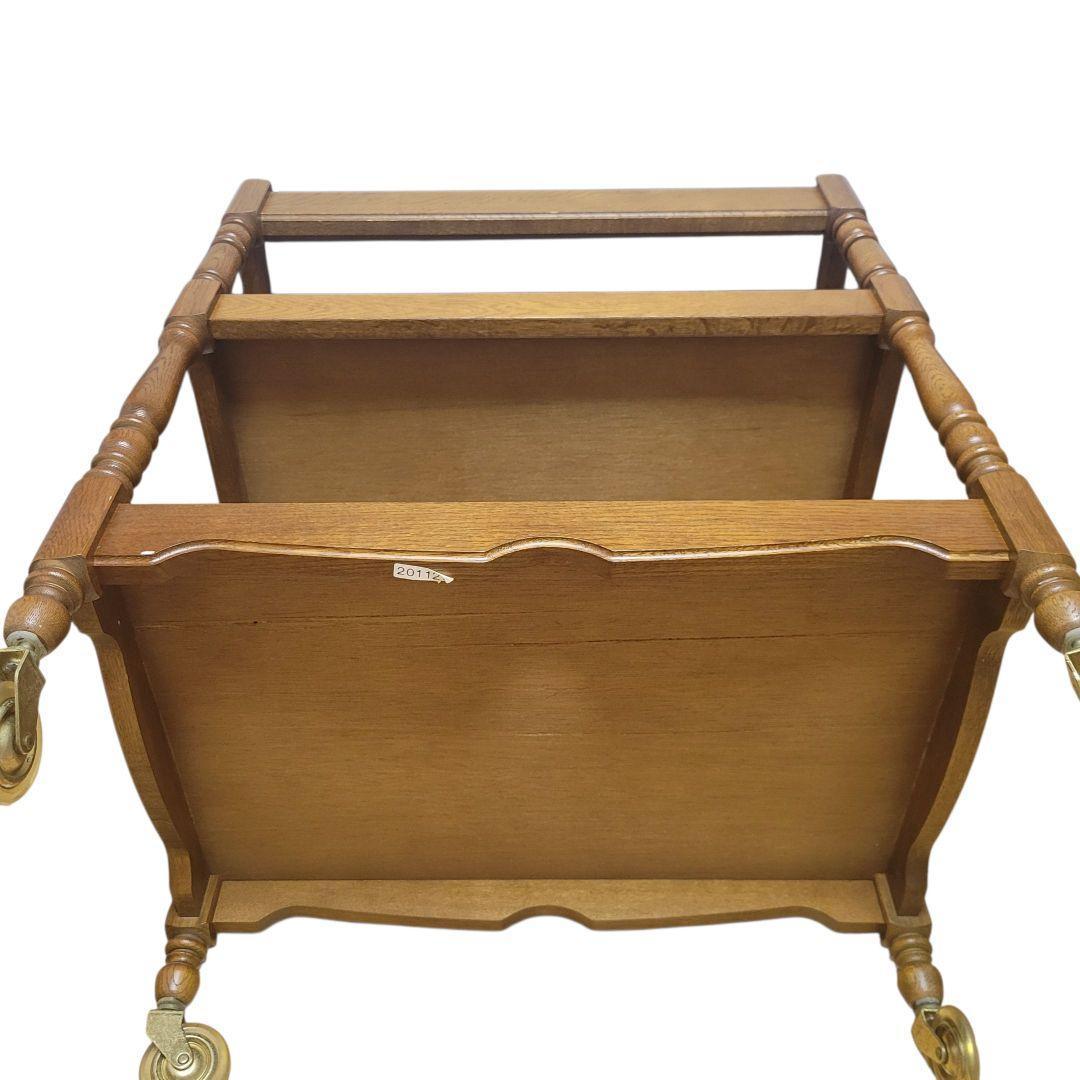 【美品】karimoku　カリモク　キッチンワゴン　ティーワゴン　昭和レトロ