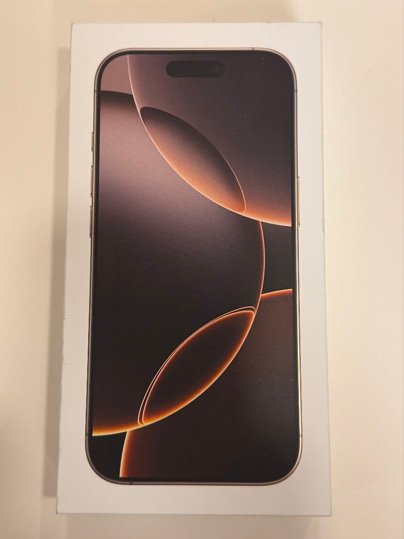 【超美品】iPhone16PRO　デザートチタニウム　128GB