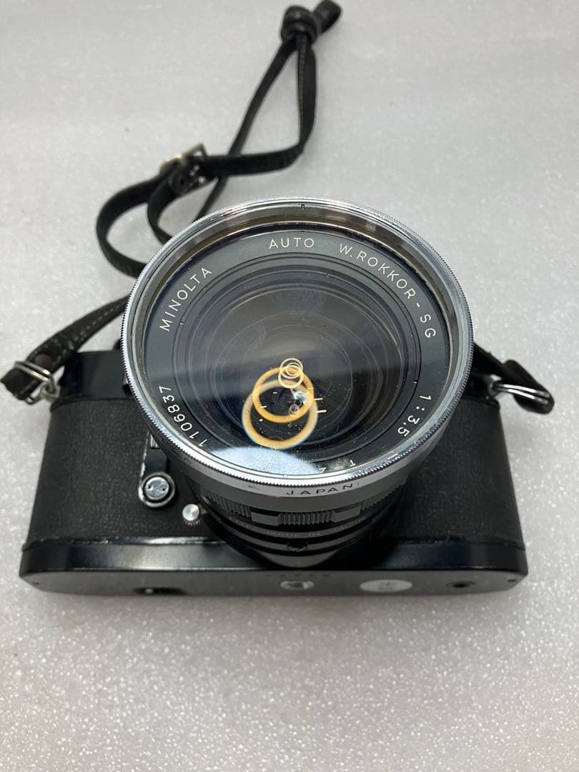 A21)ミノルタ SR-1 W.ROKKOR-SG 1:3.5 F=28mm