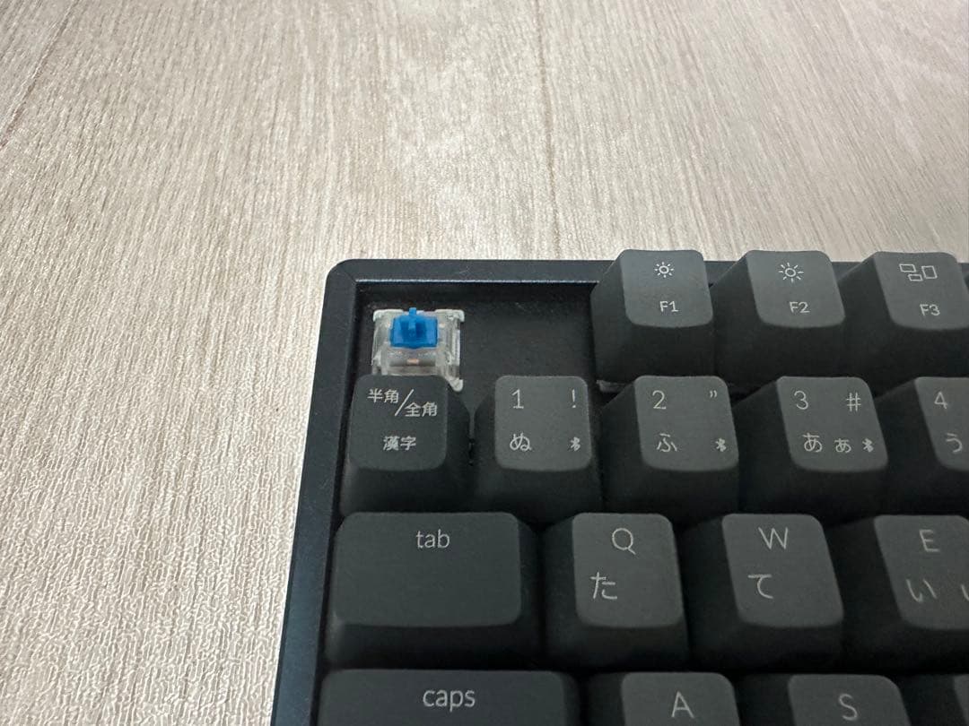Keychron K8 ワイヤレスキーボード (JIS) 青軸+木製パームレスト