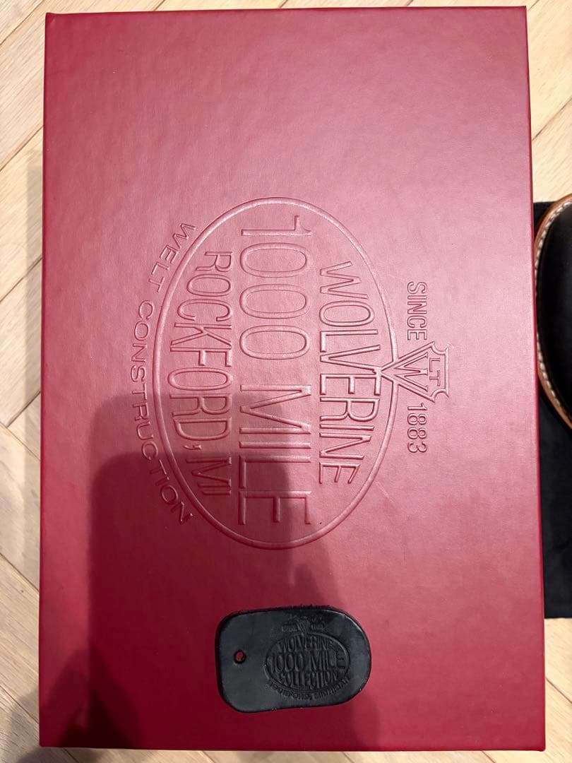 Wolverine 1000 Mile ブラックワークブーツ