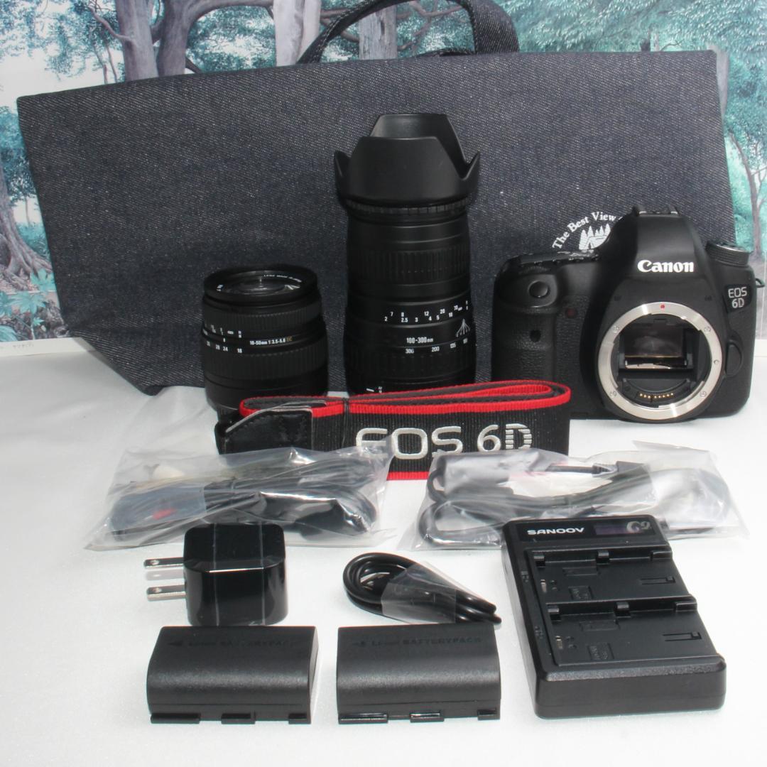 ☆はじめてのフルサイズ☆Canon EOS 6D 超望遠ダブルレンズセット
