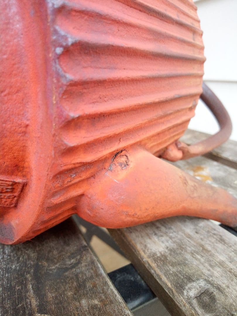 佐藤勝久　鉄瓶　利休番傘蓋砥草紋