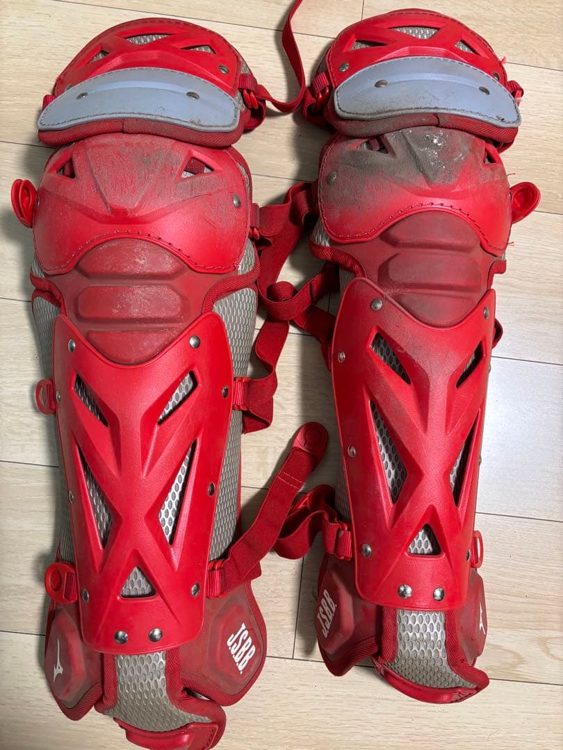 Mizuno キャッチャー防具セット レッド