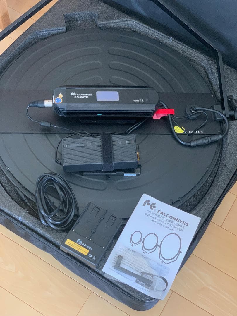 【美品】FalconEyes SO-68TD 2色 68W 超薄型LEDライト