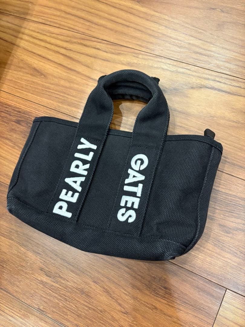 パーリーゲイツ PEARLYGATES カートバッグ ラウンドバッグ ブラック