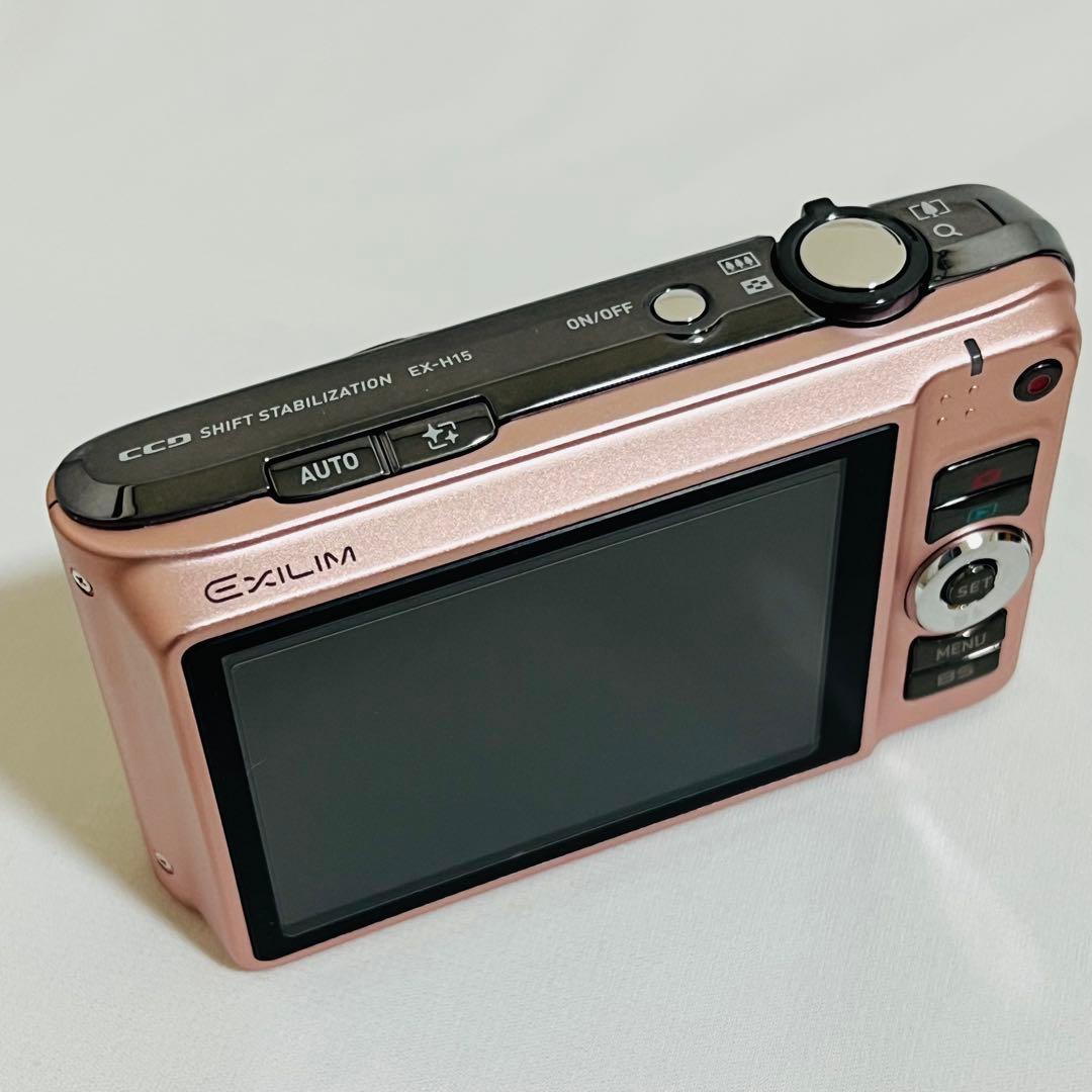 CASIO EXILIM EX-H15 ピンク 【全付属品&SDカード付】
