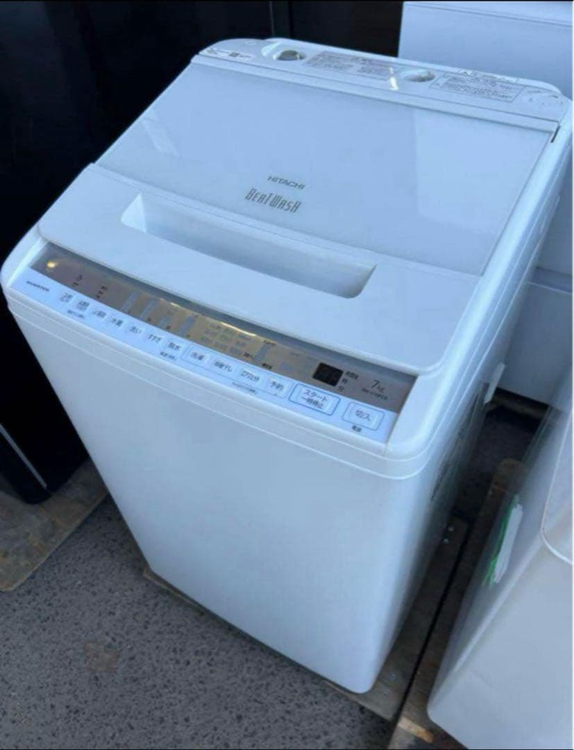 【高年式】2021年式 7kg HITACHI洗濯機 BW-V70FE8