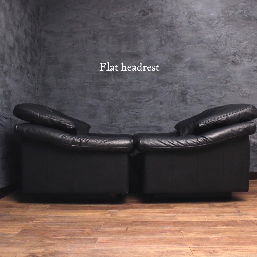 P*N様 都内川崎横浜のみ　レトロ機構　総黒本革90年代ヴィンテージ　1人掛け