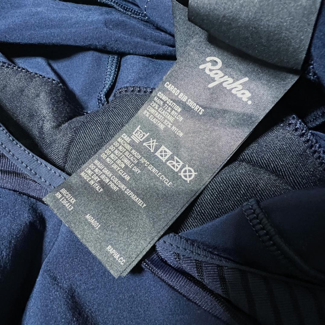 Rapha メンズ ブルベ カーゴ ビブショーツ Lサイズ ポケット付 ネイビー