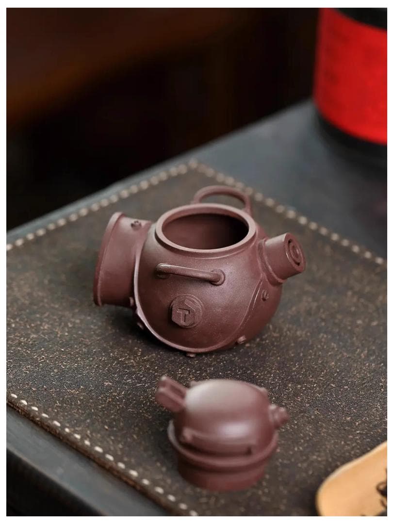 慕茗雅器 中国茶器 宜興紫砂壺 シャーマンタンク 180cc