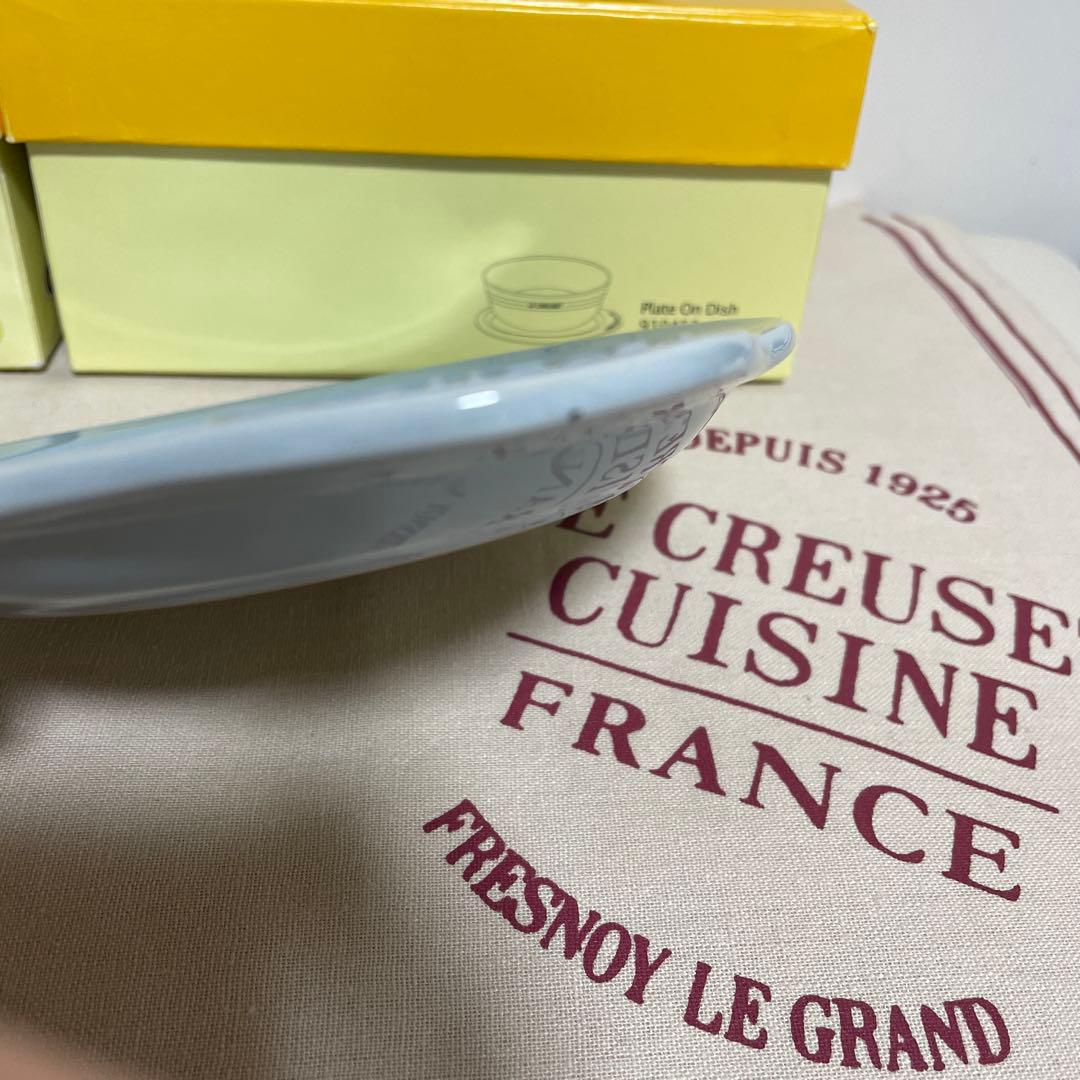 《未使用》LE CREUSET プレートオンディッシュ　2個セット