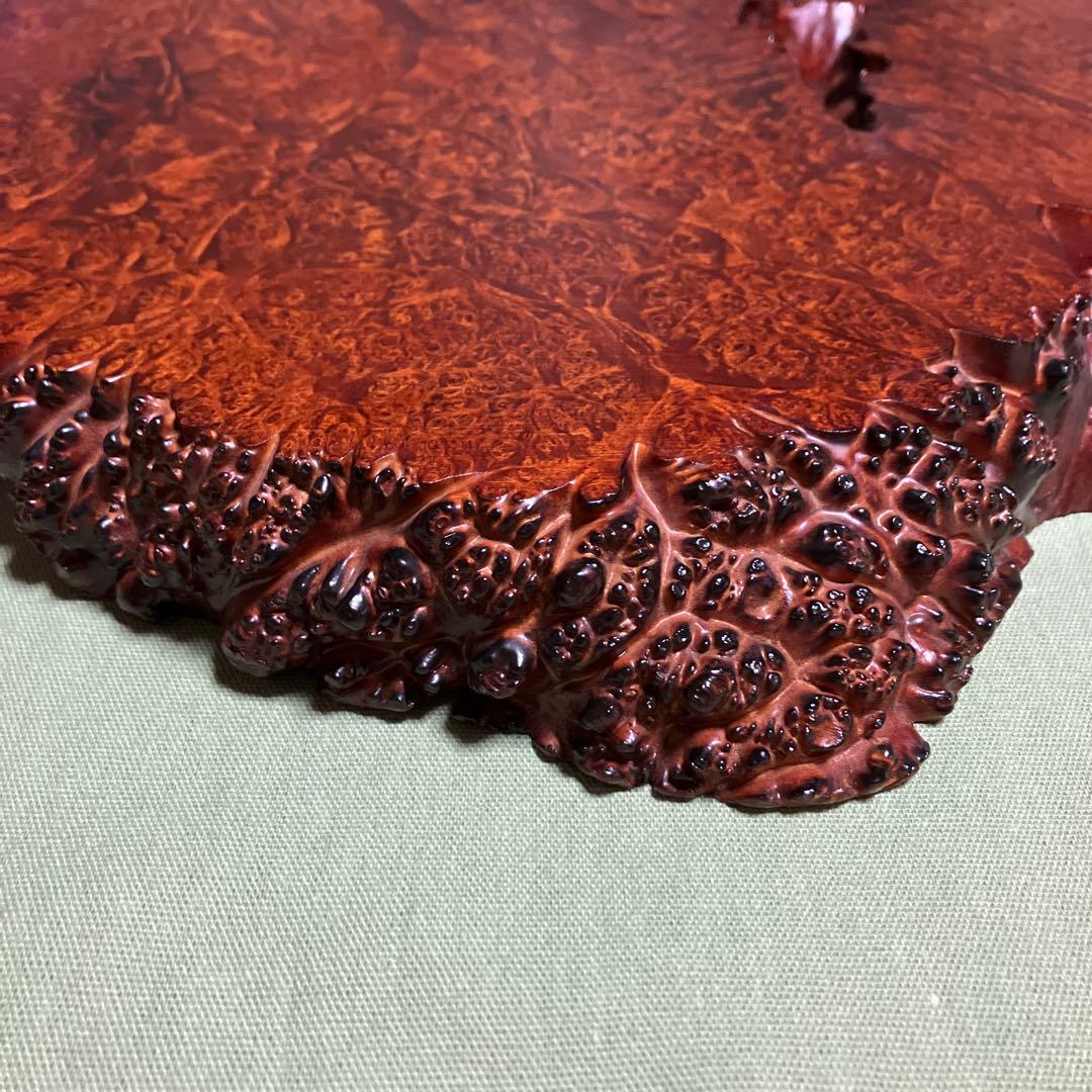 天然木　1枚板　玉杢 花台 飾り台 敷板　香台　盆栽台