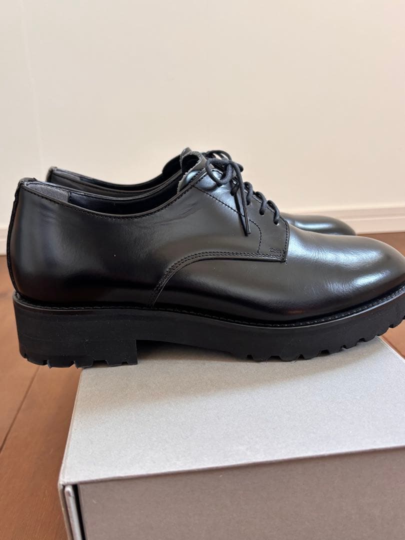 ADELO アデロ シークレットシューズ ラウンドトゥ 25.0 本革 革靴