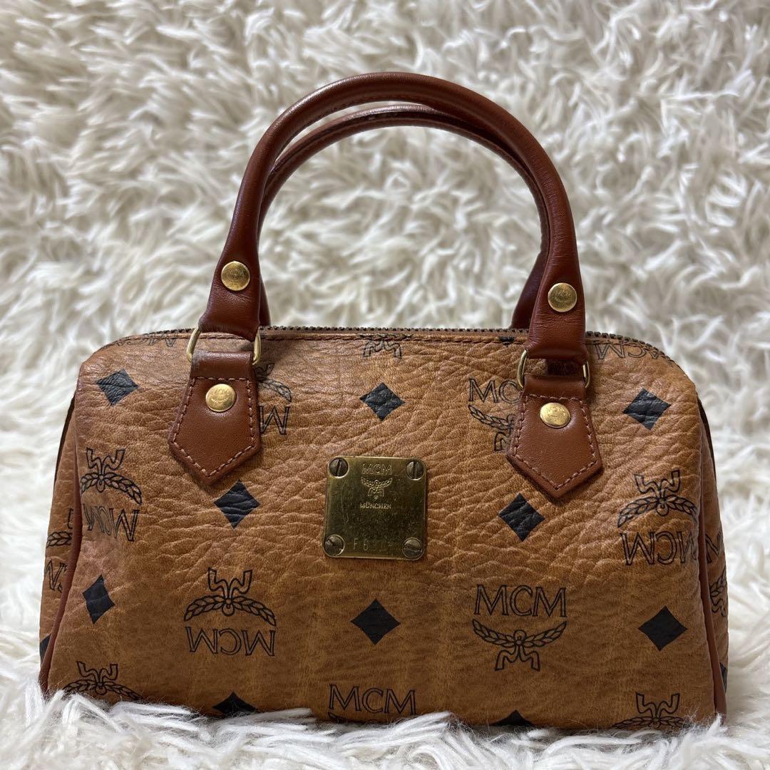 MCM エムシーエム ミニボストン 2way ショルダー ヴィセトス