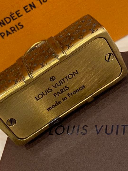 ルイヴィトン ペーパーウェイト キーポル ノベルティー 本物 美品