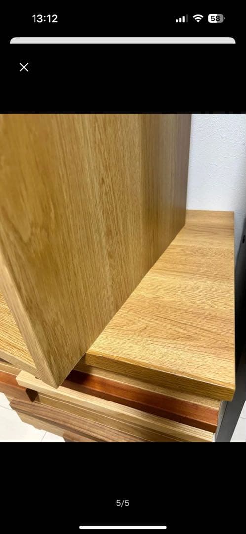 木製収納キャビネット ガラス扉付き