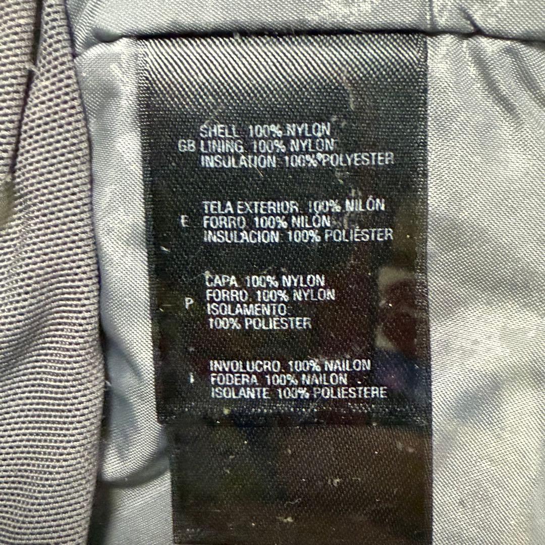 （美品）ザ・ノースフェイスUS古着　スノーウェア　水色/アイボリー　レディースM