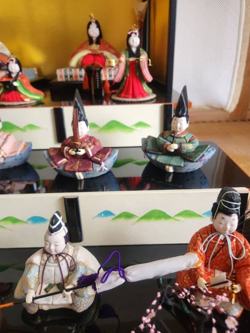 定価 65万 真多呂人形 京都 伝統工芸品 雛人形セット 15体 豪華 日本人形