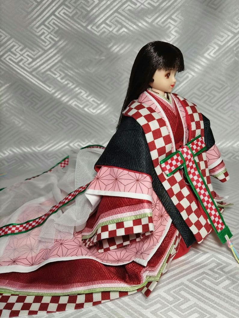 十二単/盛装/ドールサイズ/ねずこちゃん風