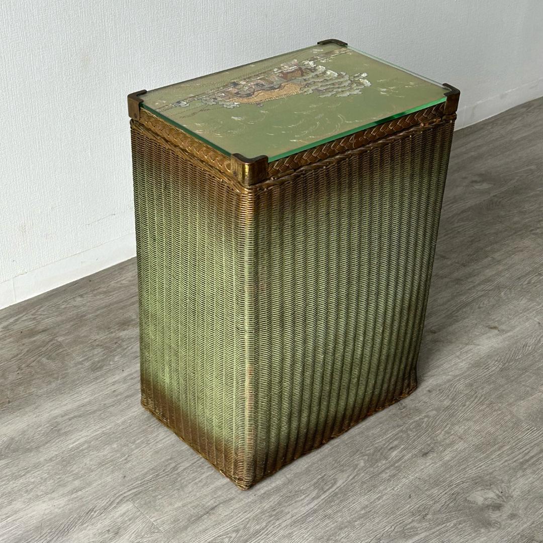 【最終値下げ】アンティーク 家具 ロイドルーム リネンボックス 196A