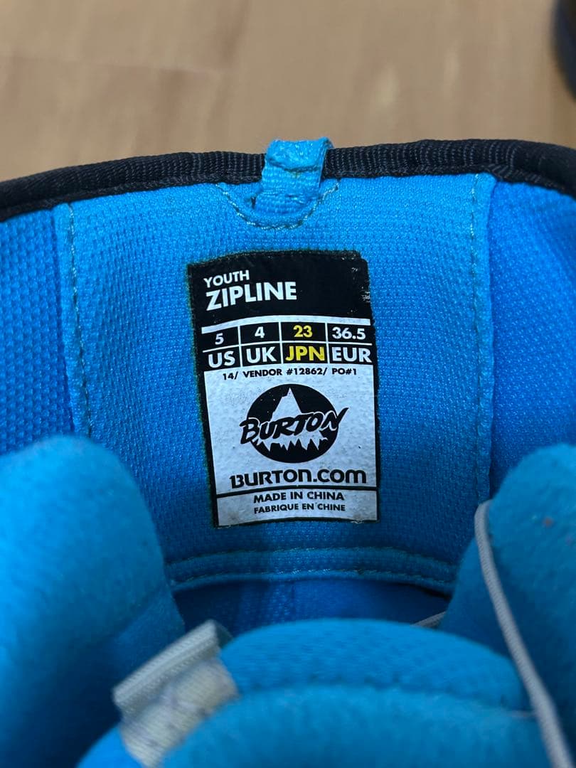 YOUTH Zipline スノーボードブーツ 子ども用 23cm バートン