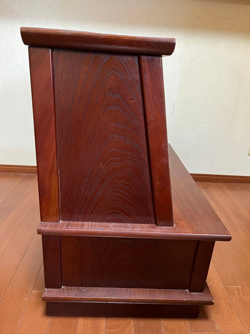 天然木 ケヤキ材 和製ヴィンテージ ライティングビューロー