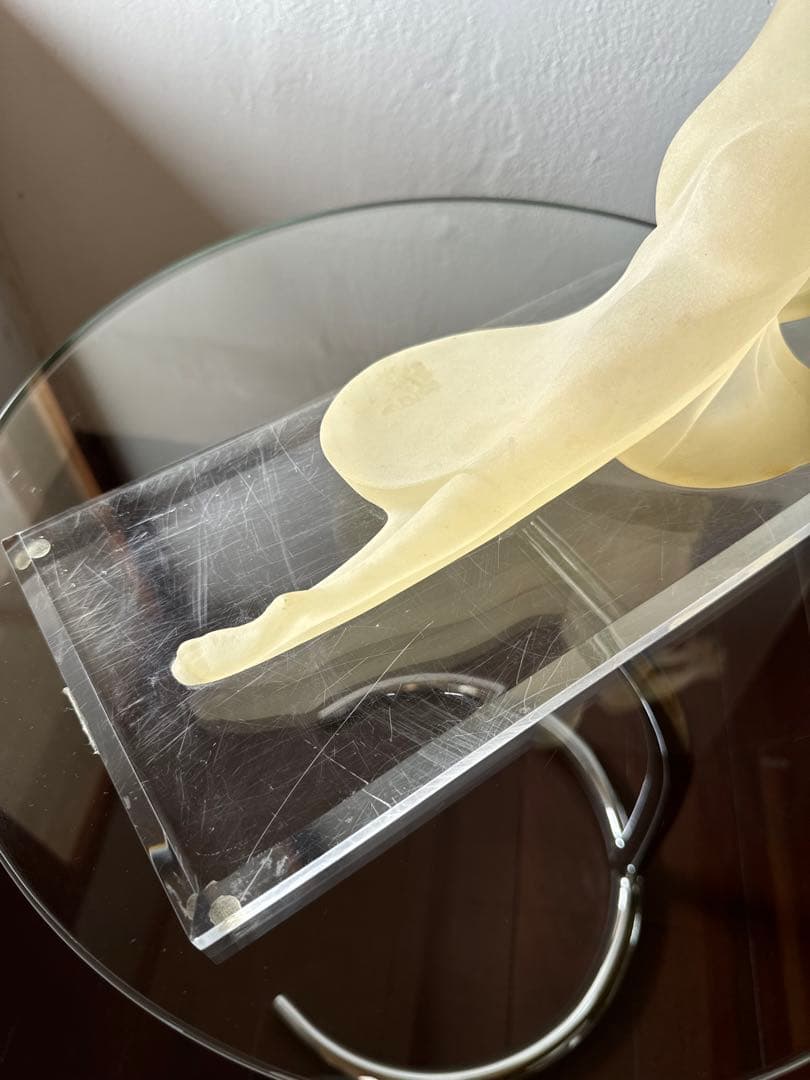 クリスタル オブジェ アンティーク ヴィンテージ レトロ アート 置物 希少