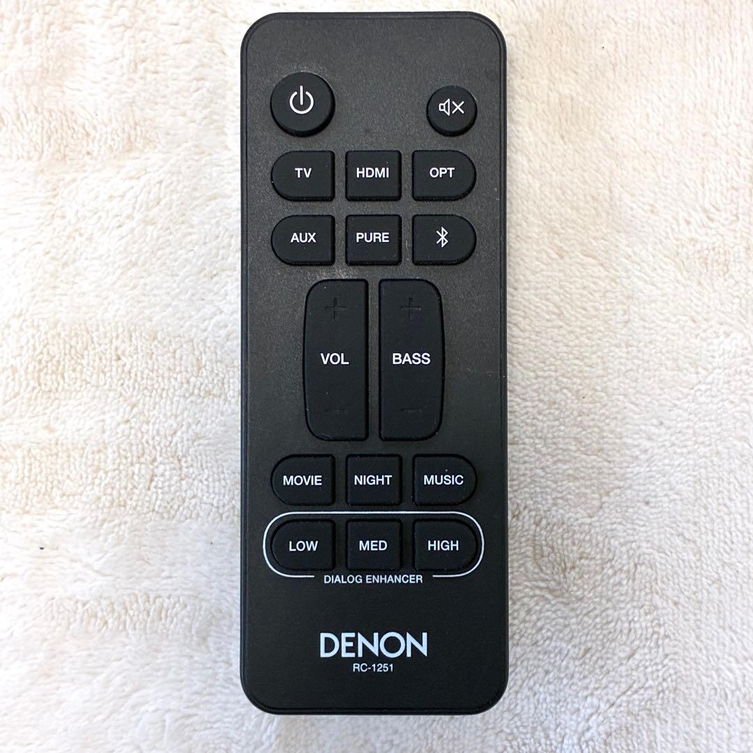 DENON Dolby Atmos サウンドバー（DHT-S217）