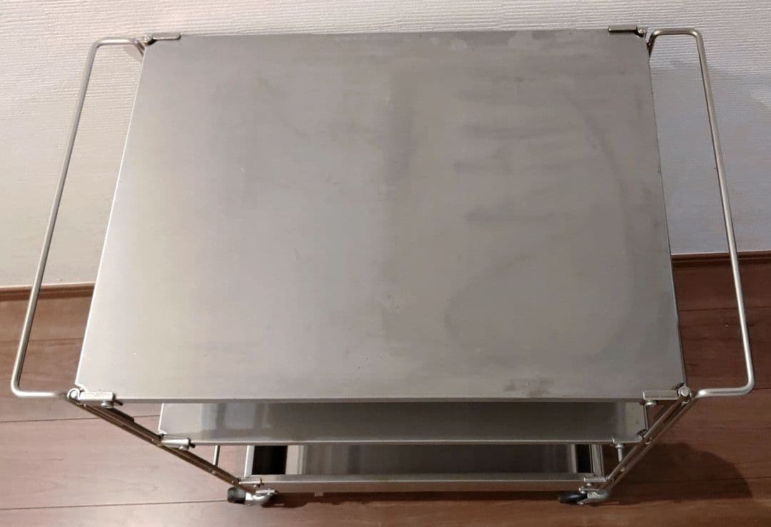 無印良品 ステンレスユニットシェルフワゴンセット