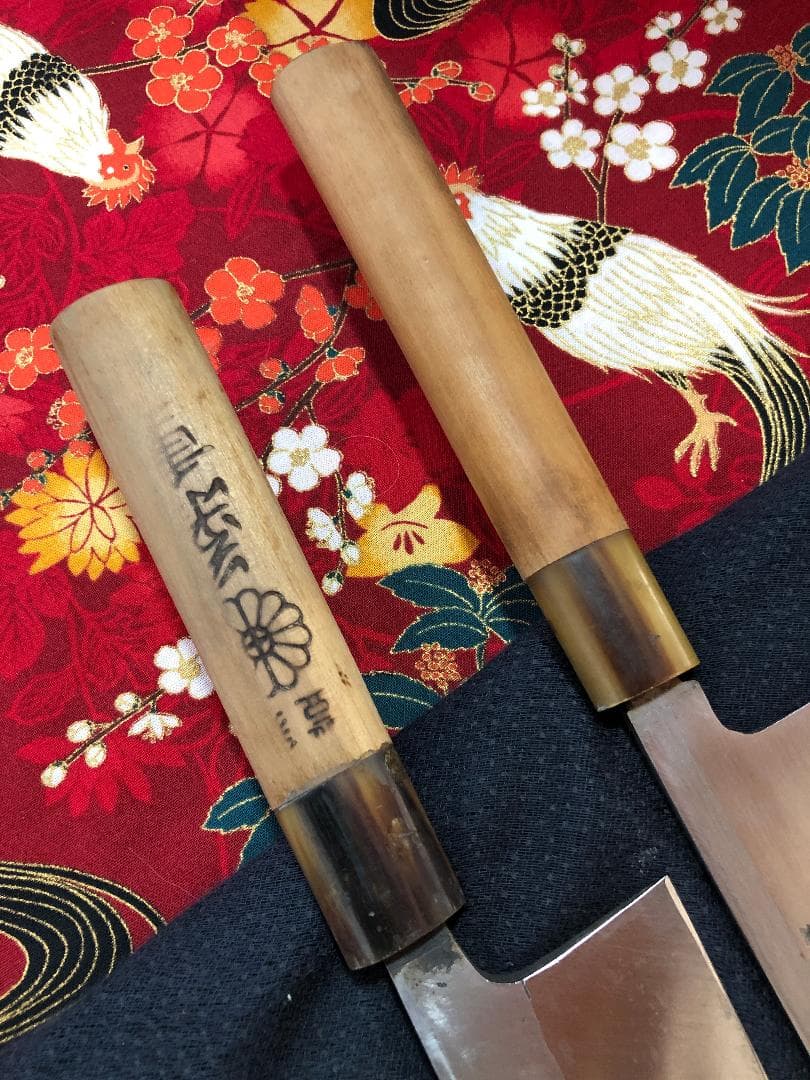 【研ぎ済み】青鋼・本鍛錬・水牛口　出刃包丁　柳刃包丁　刺身包丁　ナイフ　釣り