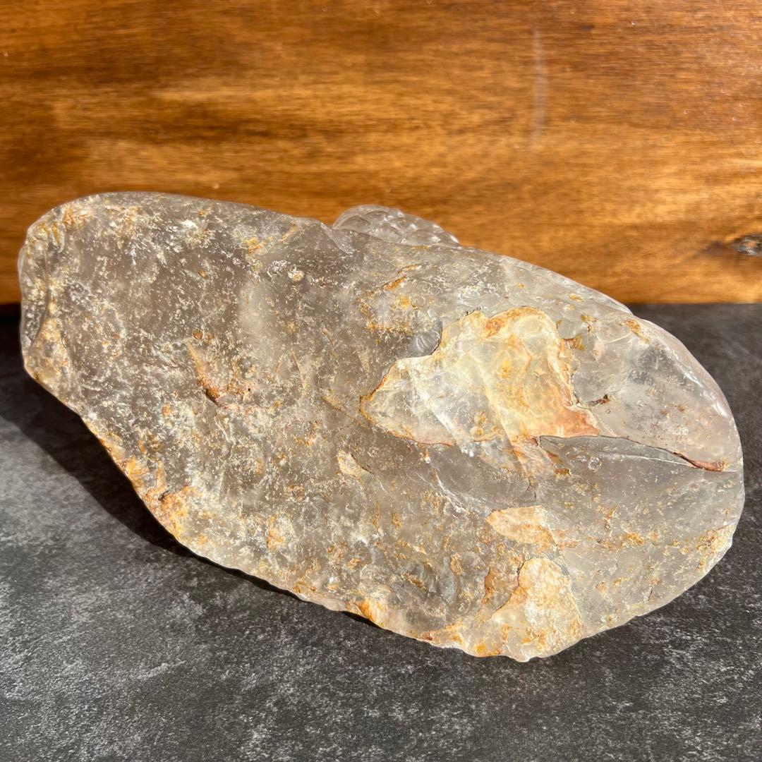 ✨富を招く至高の霊獣✨レインボー ライトニング水晶 三脚蟾蜍 金蟾 天然石 財運